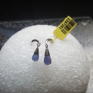 Tanzanite Drops Sterling Silver Ring